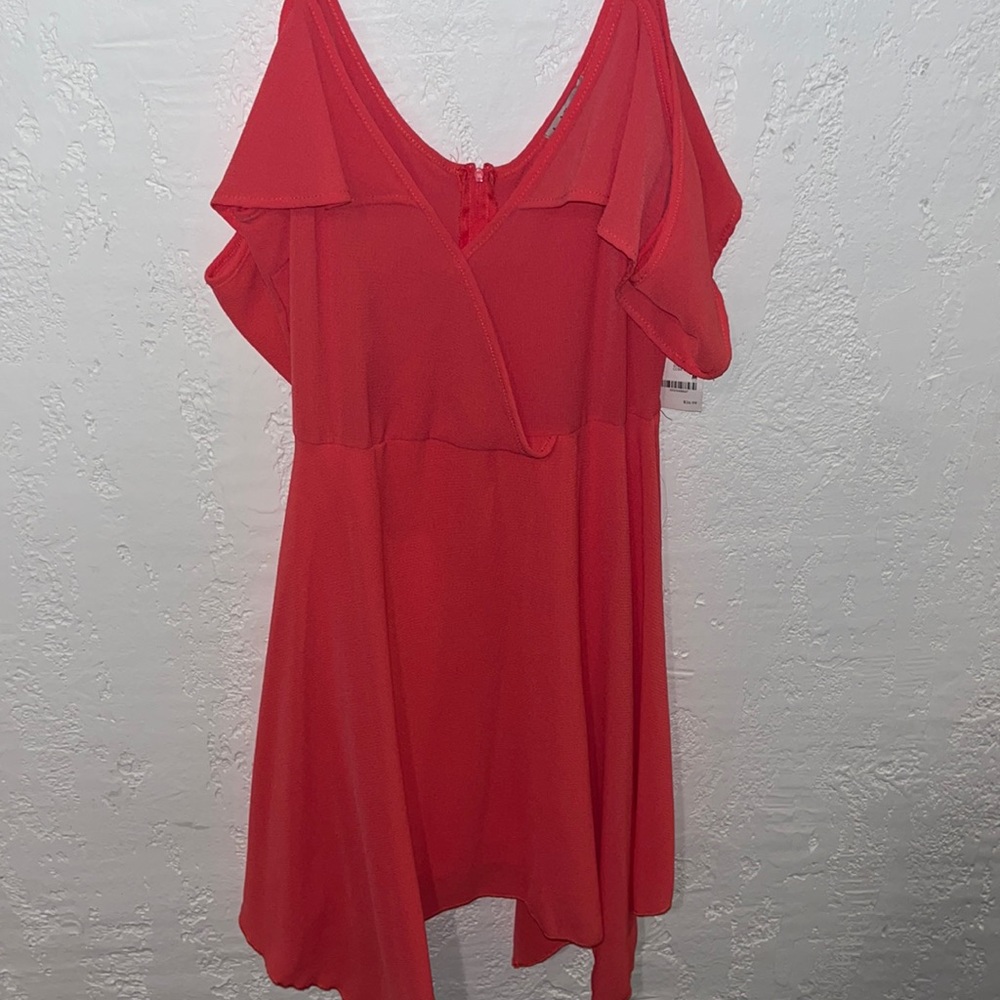 Mini hot pink dress. Fairy style dress.